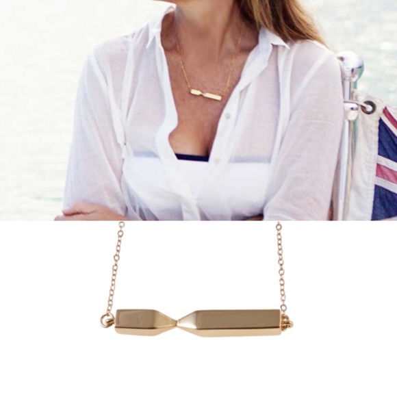 India Hicks Jewelry - NEW India Hicks 18K Gold THE OBLIQUE Necklace